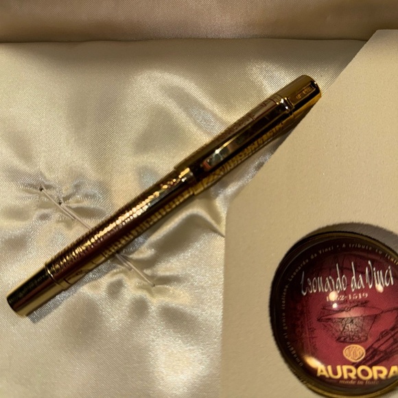 Aurora Pen Leonardo Da Vinci Rollerball Pen - Limited Edition 436/1919 w box - Picture 12 of 12
